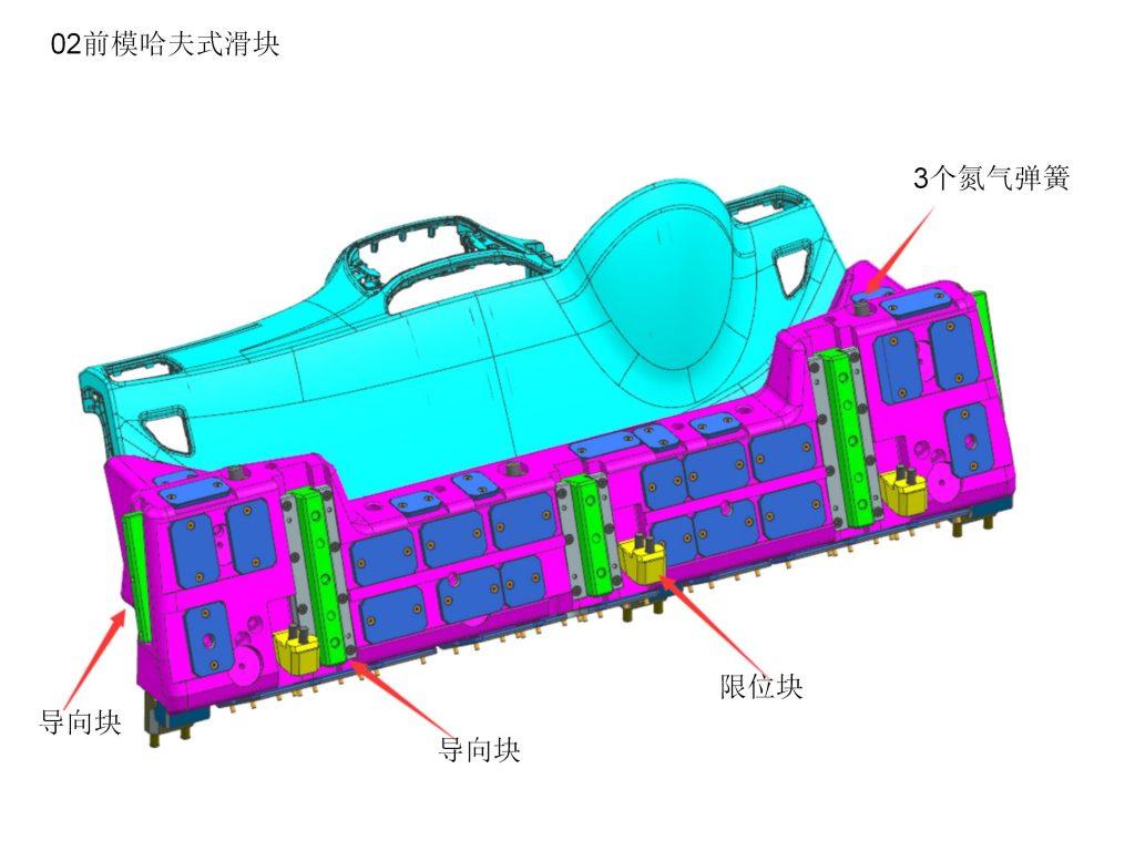 前模哈夫式滑块怎么设计?以下3种结构设计方法,让你学以自用