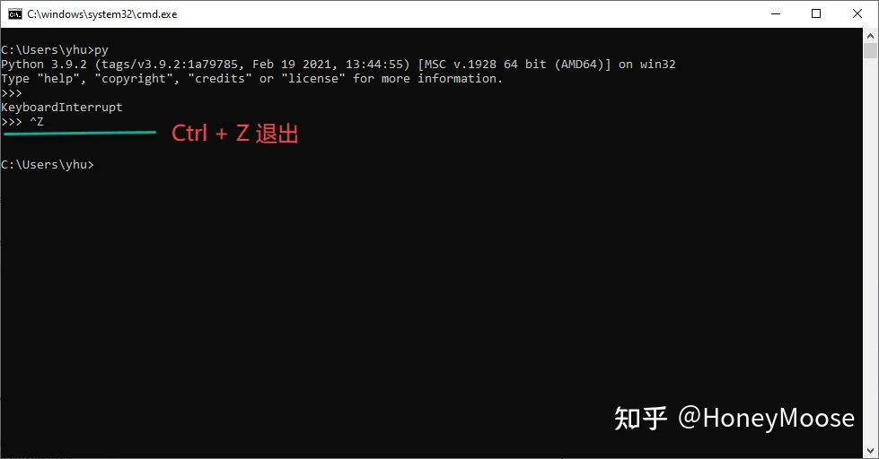 Windows Python 命令行如何退出 - 知乎