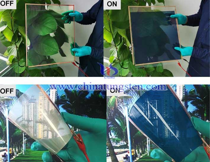 氧化钨在全固态电致变色器件的应用
