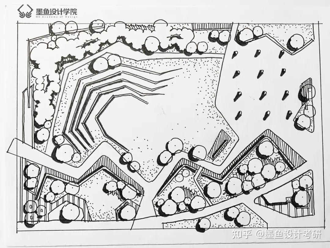 建築考研聽說有人揹著我偷偷進入墨魚公益評圖群提升景觀快題能力