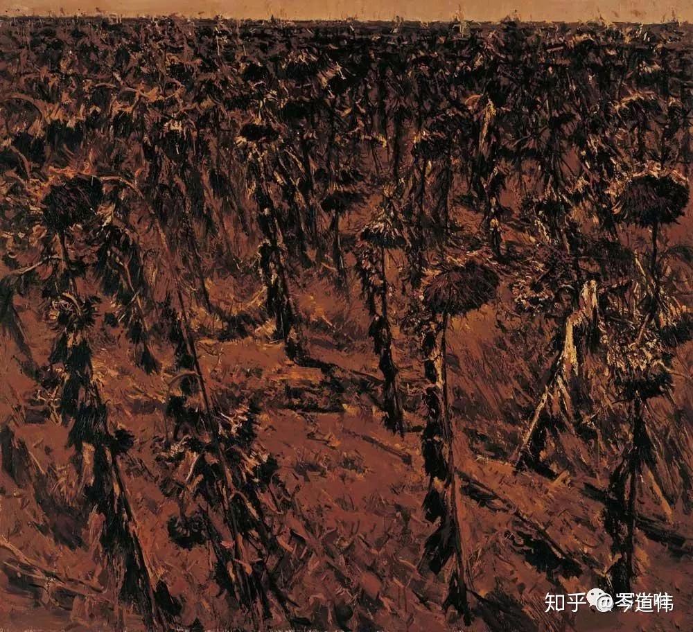 油画葵颂丨许江2018年新作品