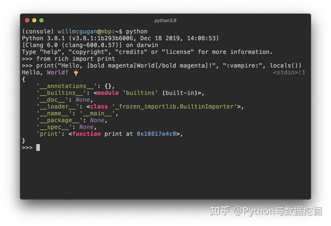 Rich:Python开发者的完美终端工具! - 知乎