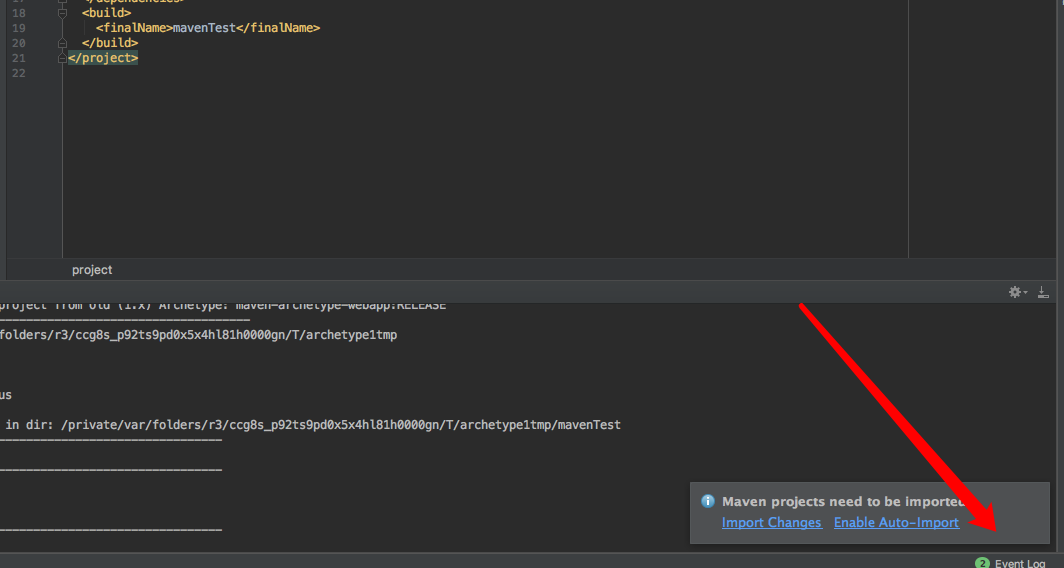 Mac idea maven webapp 