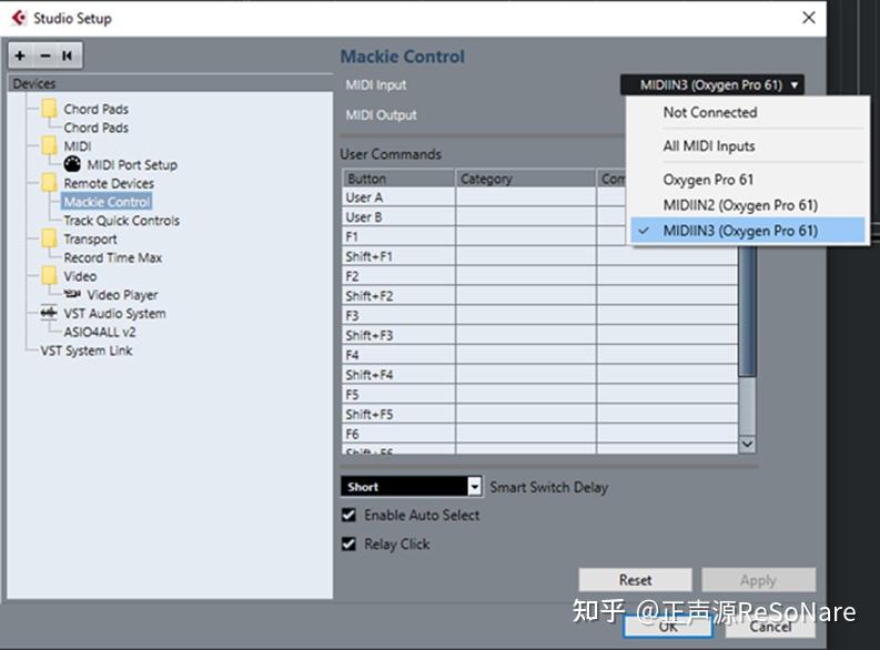 常见midi键盘在Cubase/ableton live/库乐队中的配置方法 - 知乎
