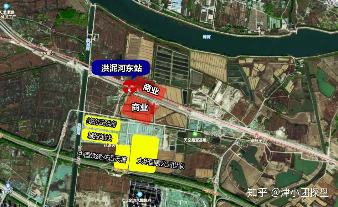 国展西公路主要依靠规划的沿海河交通干线与天津大道两条,轨道交通1号