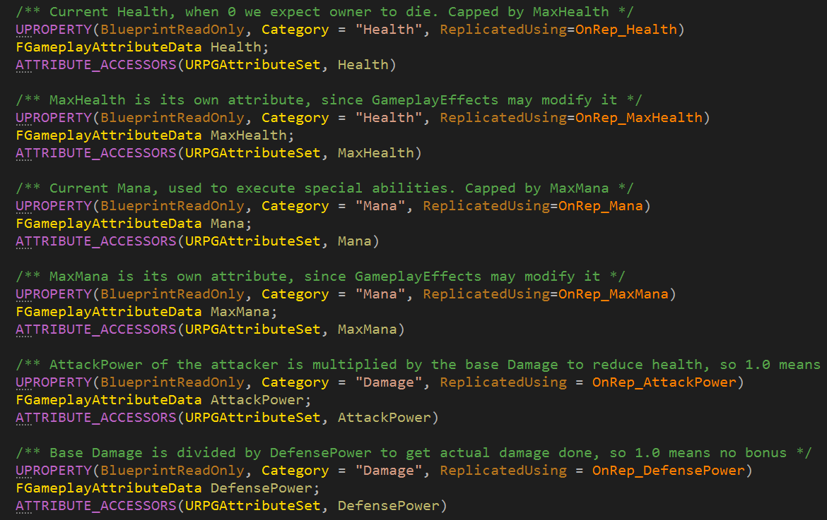 UE4[C++]ARPG项目中游戏技能系统浅析（一）AttributeSet属性集 - 知乎