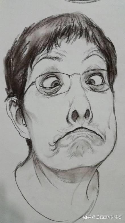 艺伴干货人物速写如何画得栩栩如生教你12种表情的画法