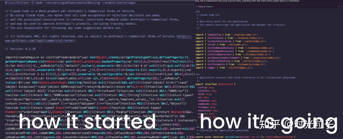 是的，Claude Code 可以反编译自身：这是源代码。 - 知乎