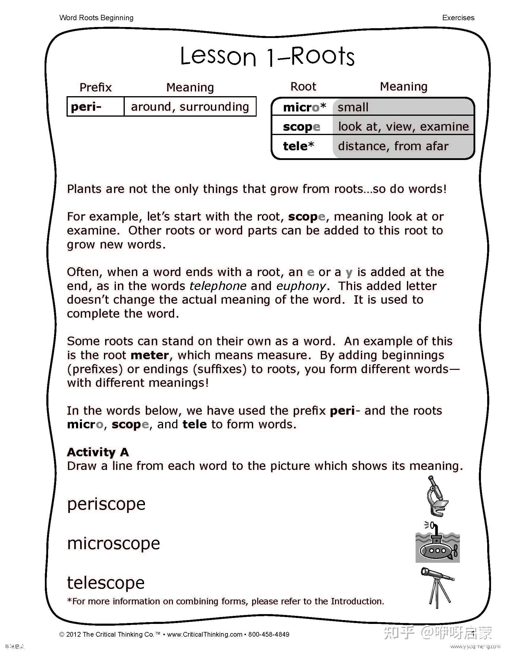 Word Roots 英文词根教材PDF 带练习册 - 知乎