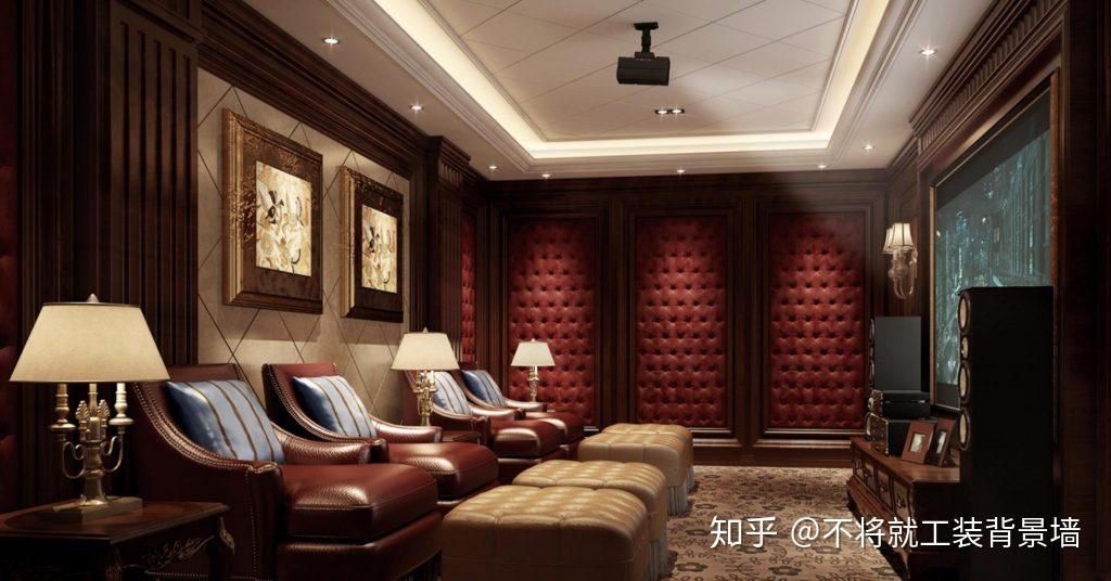 家庭影院软包背景墙装修效果图