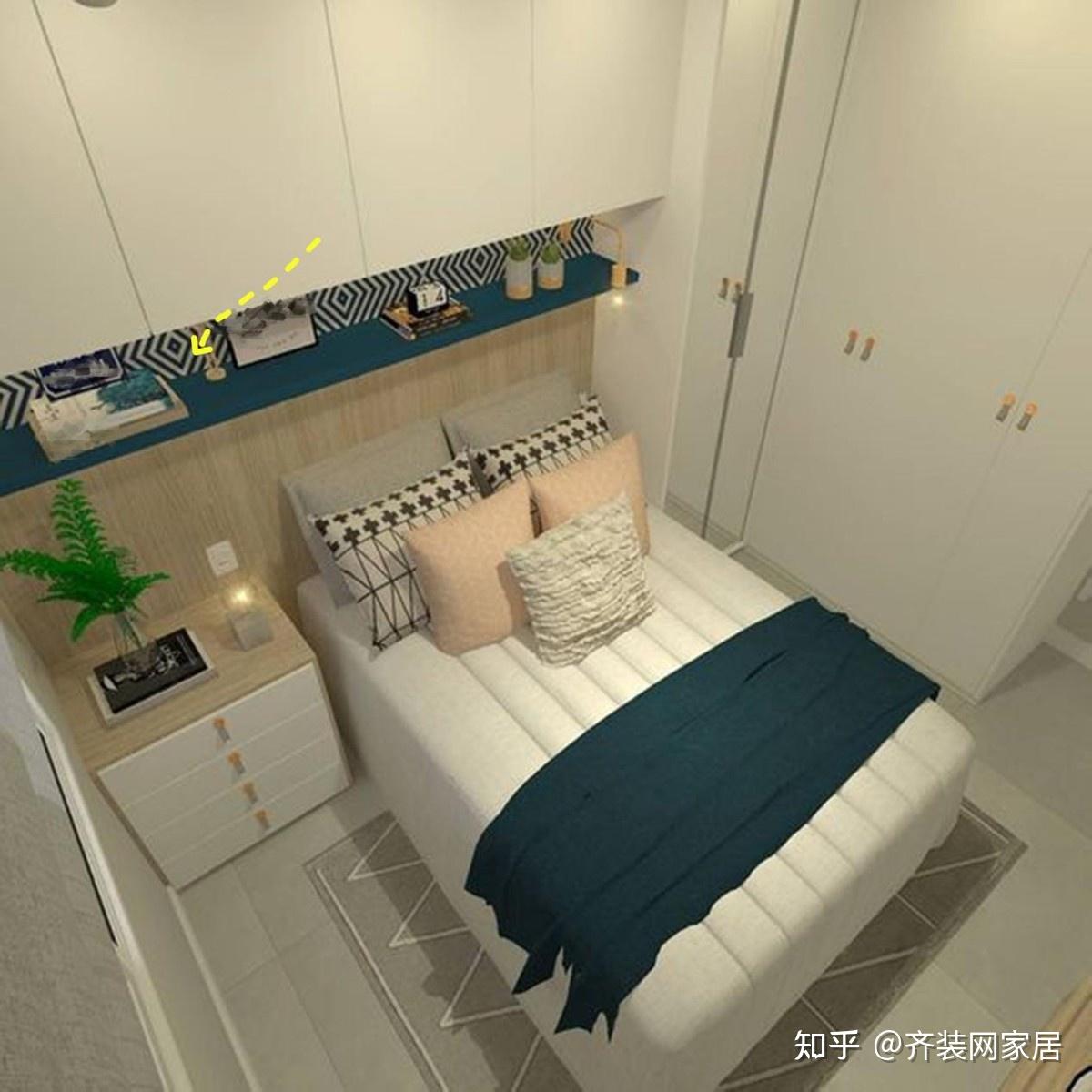 居家过日子谁会嫌柜子打多了床头多挂一组吊柜装法简单实用