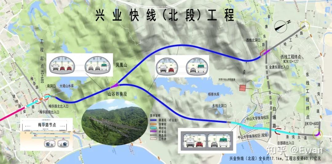 珠海石景山隧道规划图片