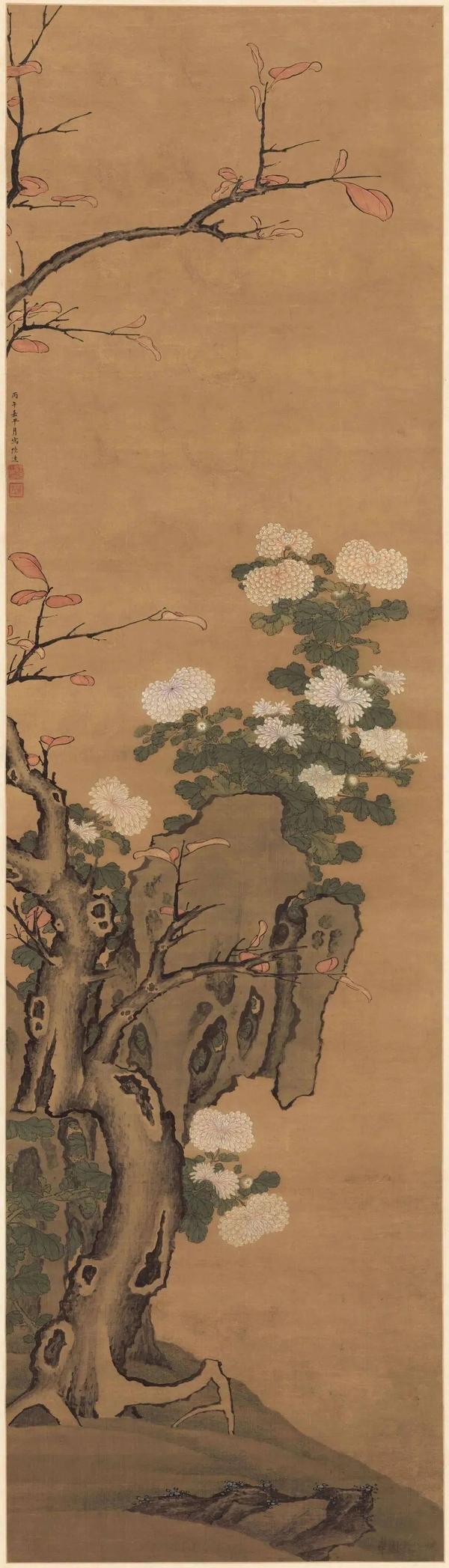 「一分钟艺术赏」秋风起,中国古代名画中菊花的隐逸之美 - 知乎