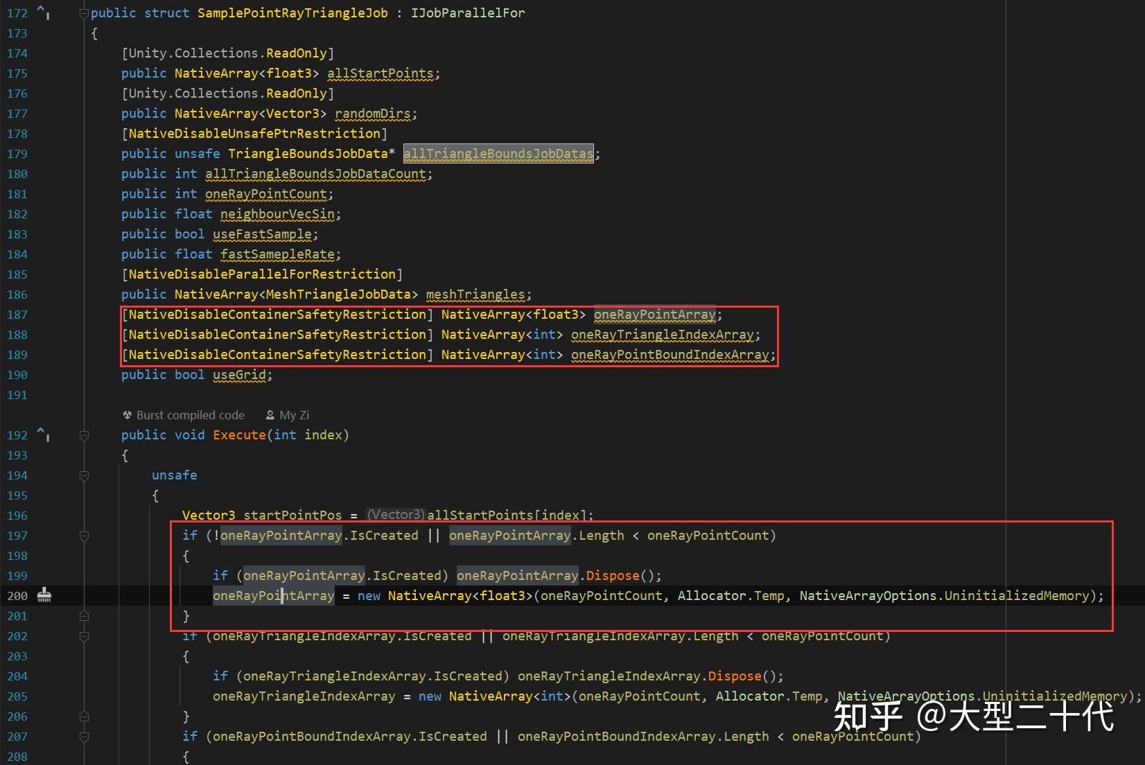 Unity jobsystem 
