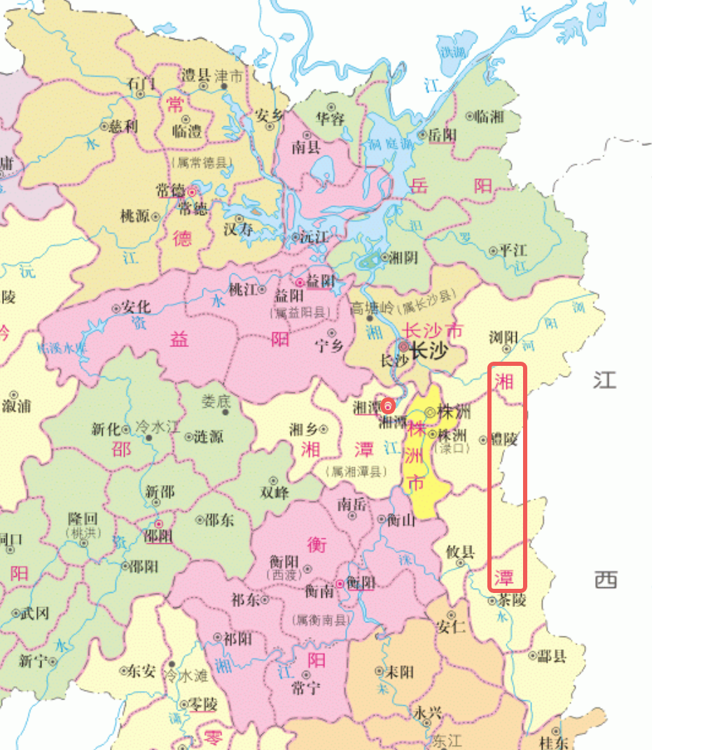 湘潭曾管辖湘东四市之地,如今却变成湖南面积最小的地级市? - 知乎