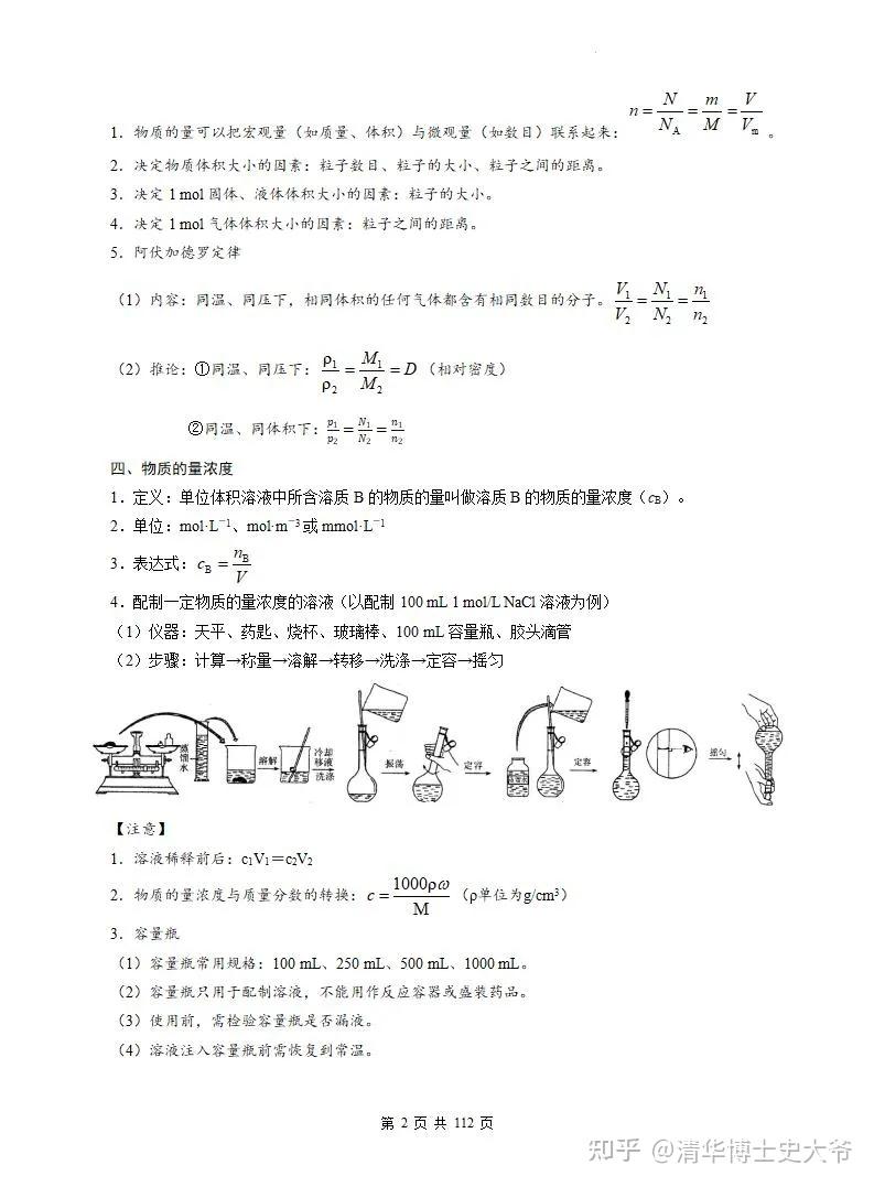 2025高考丨高中化学教材114页知识点总结大全! - 知乎