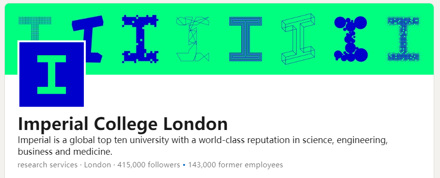 100万英镑爆改logo帝国理工最近公开了与设计工作室pentagram合作