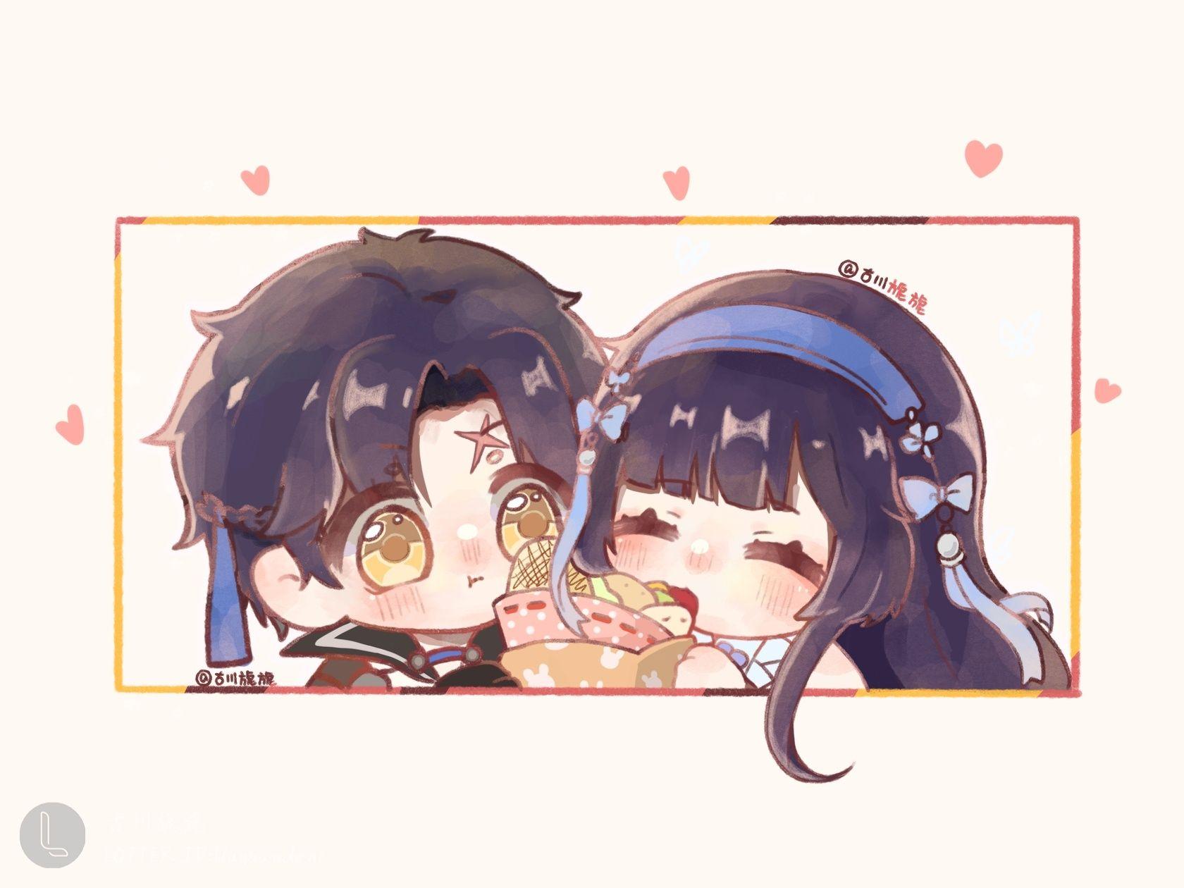 有没有东方曜和西施的动漫情头