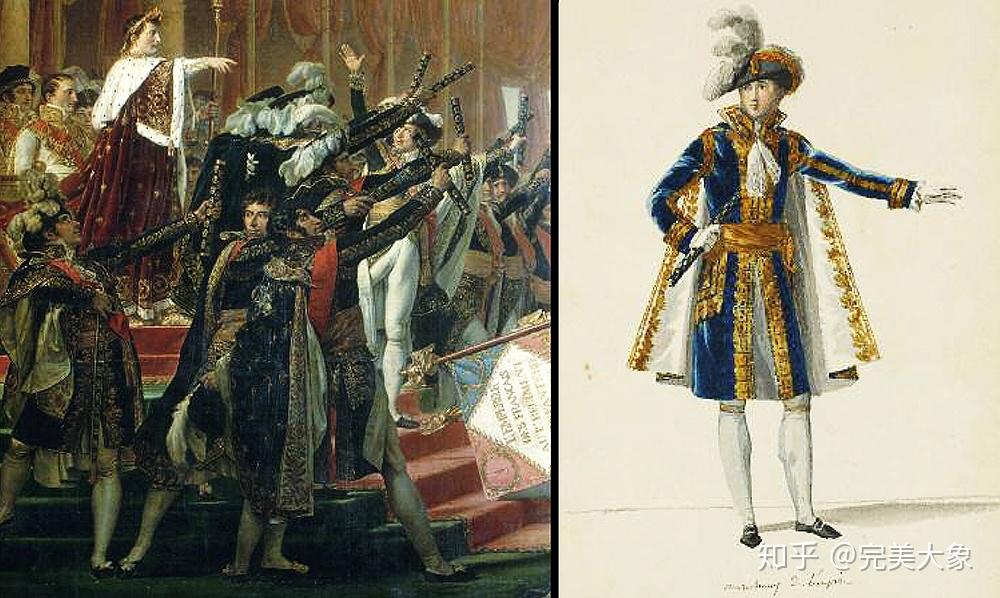 拿破仑时期服装图片