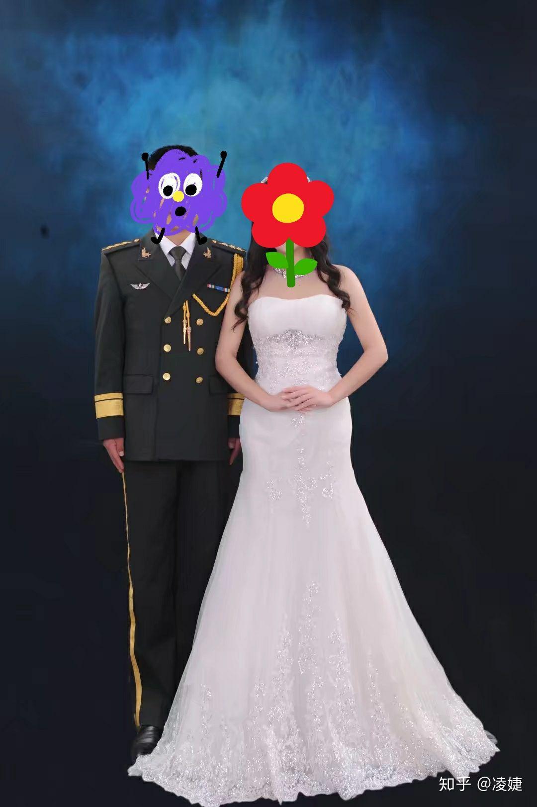 军人没退伍可以穿军装拍婚纱照吗? 