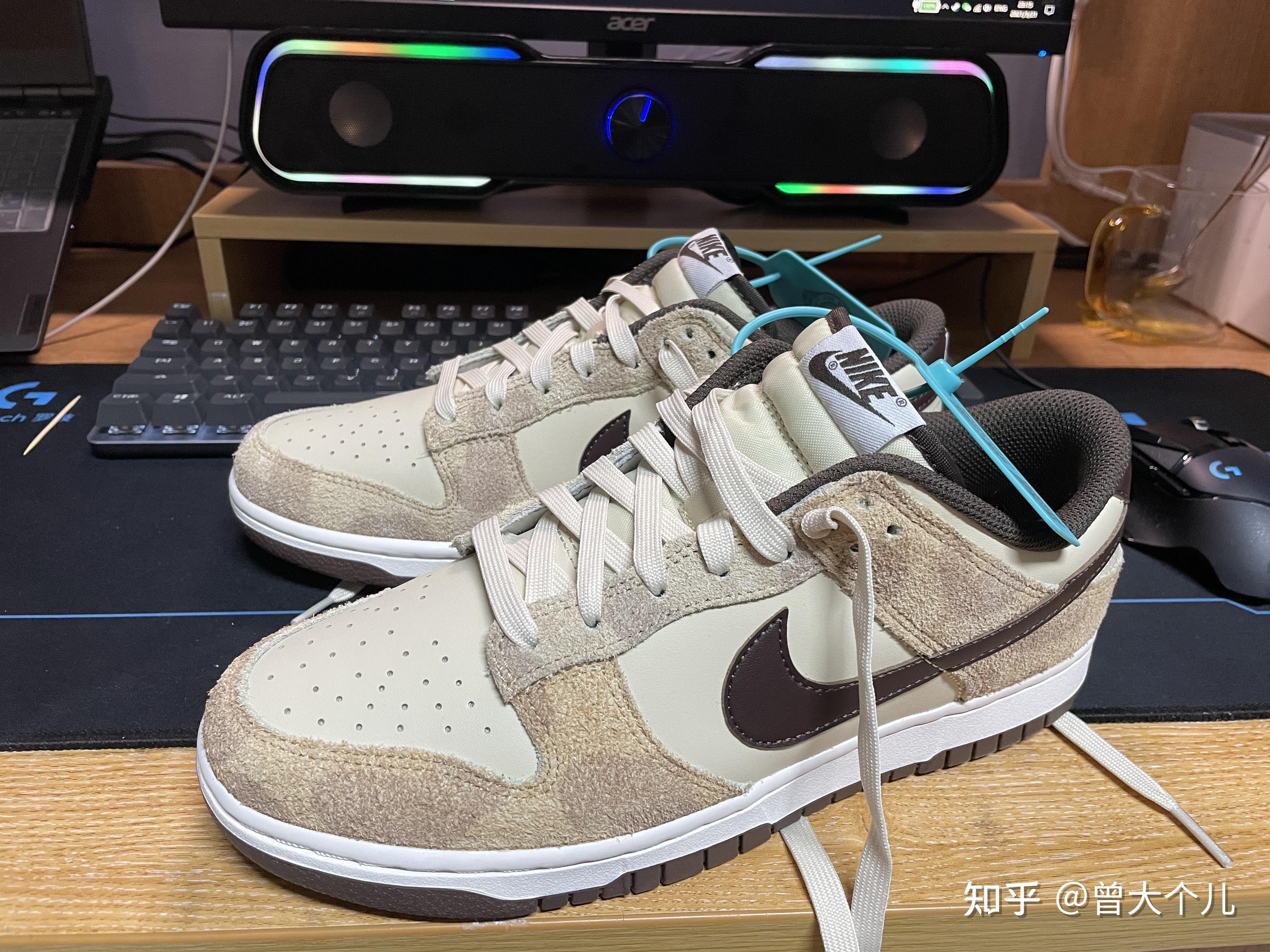得物购买nikedunk猎豹左右俩只不一样