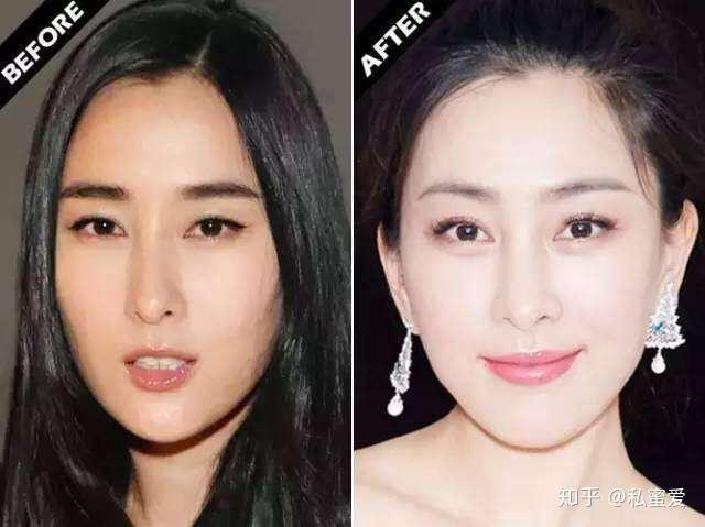 直直的眉毛会在无形之中将比例分为上下区,所以让眉毛柔和一些,呈自然
