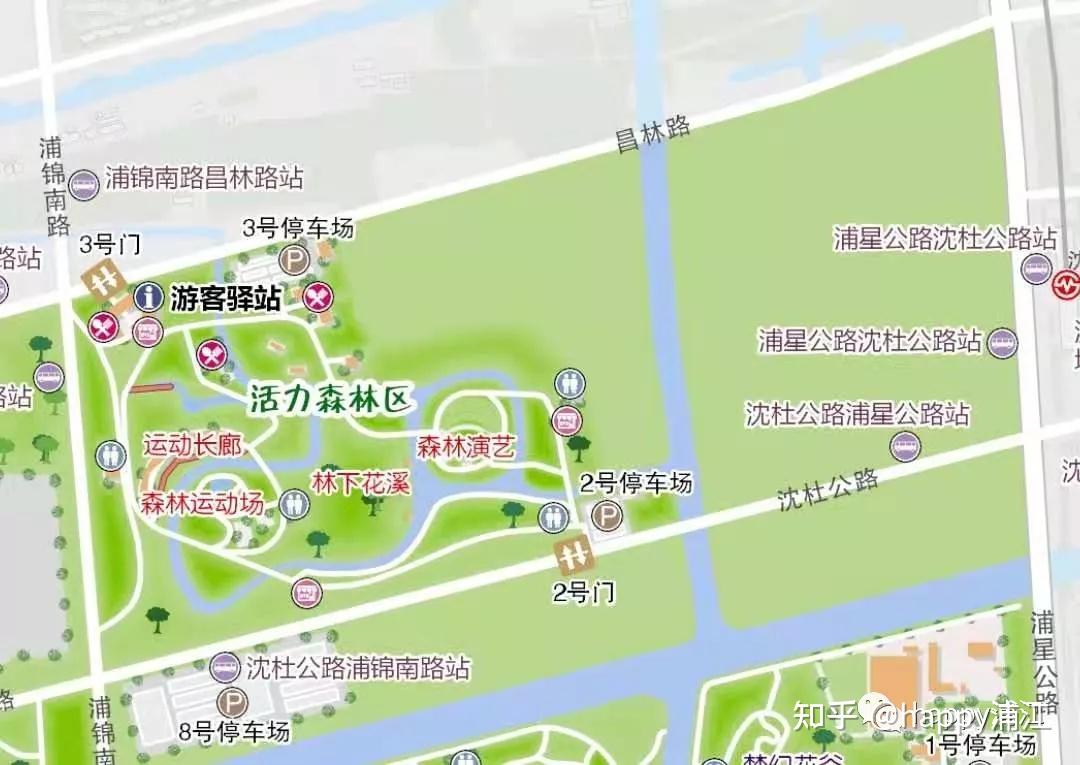 浦江郊野公园平面图图片