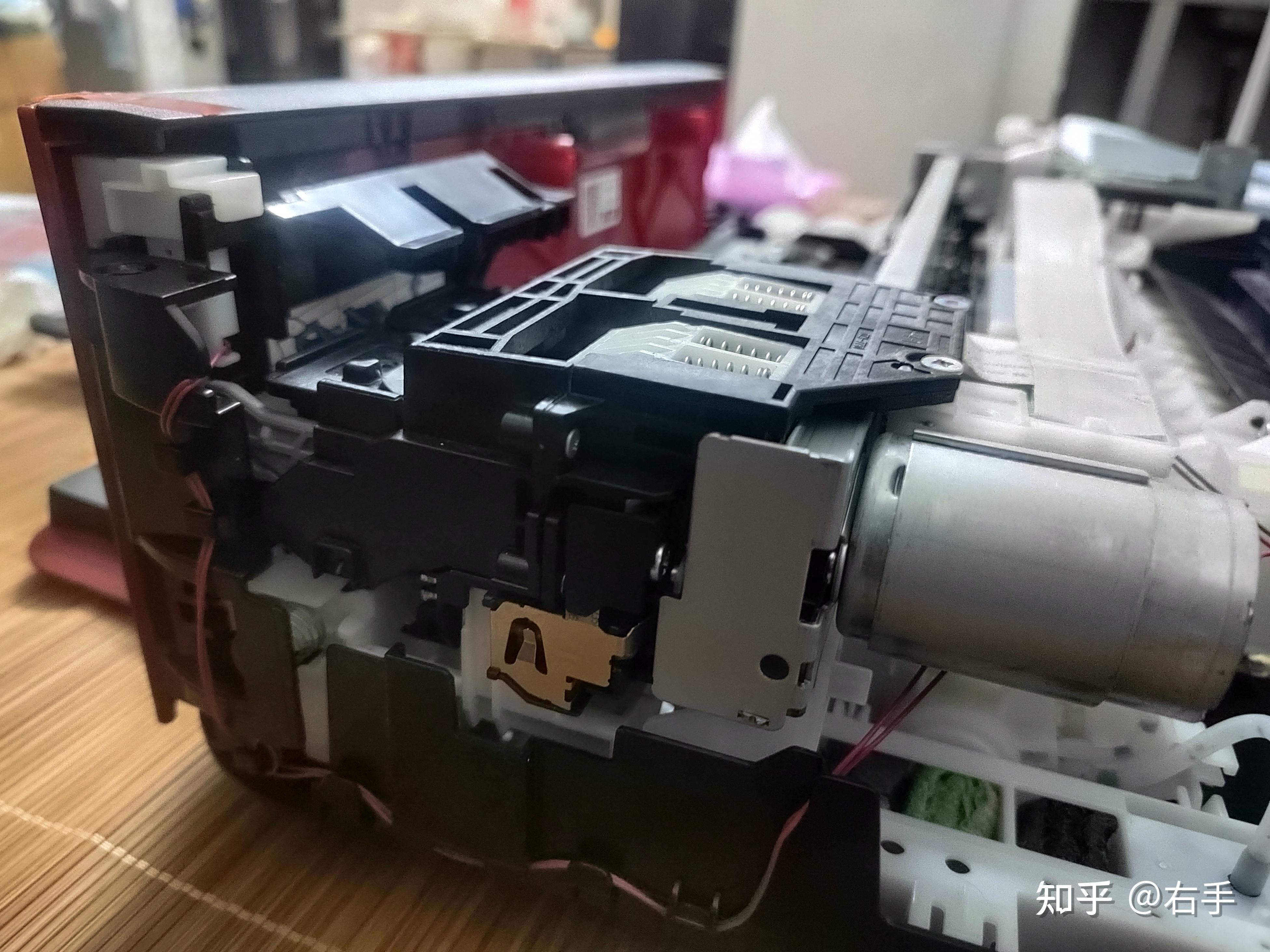 佳能喷墨打印机canon mg3680 卡纸不进纸 更换搓纸轮实操记录