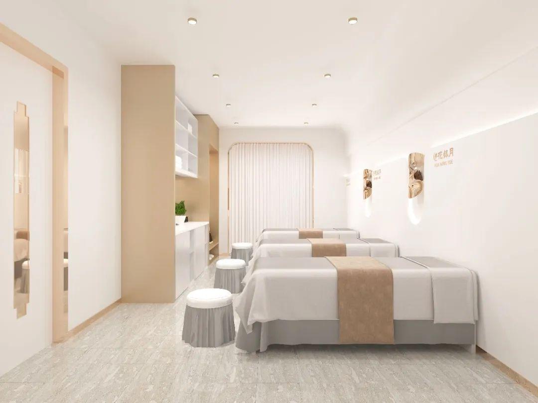 慧设方圆轻奢风美容院室内设计案例