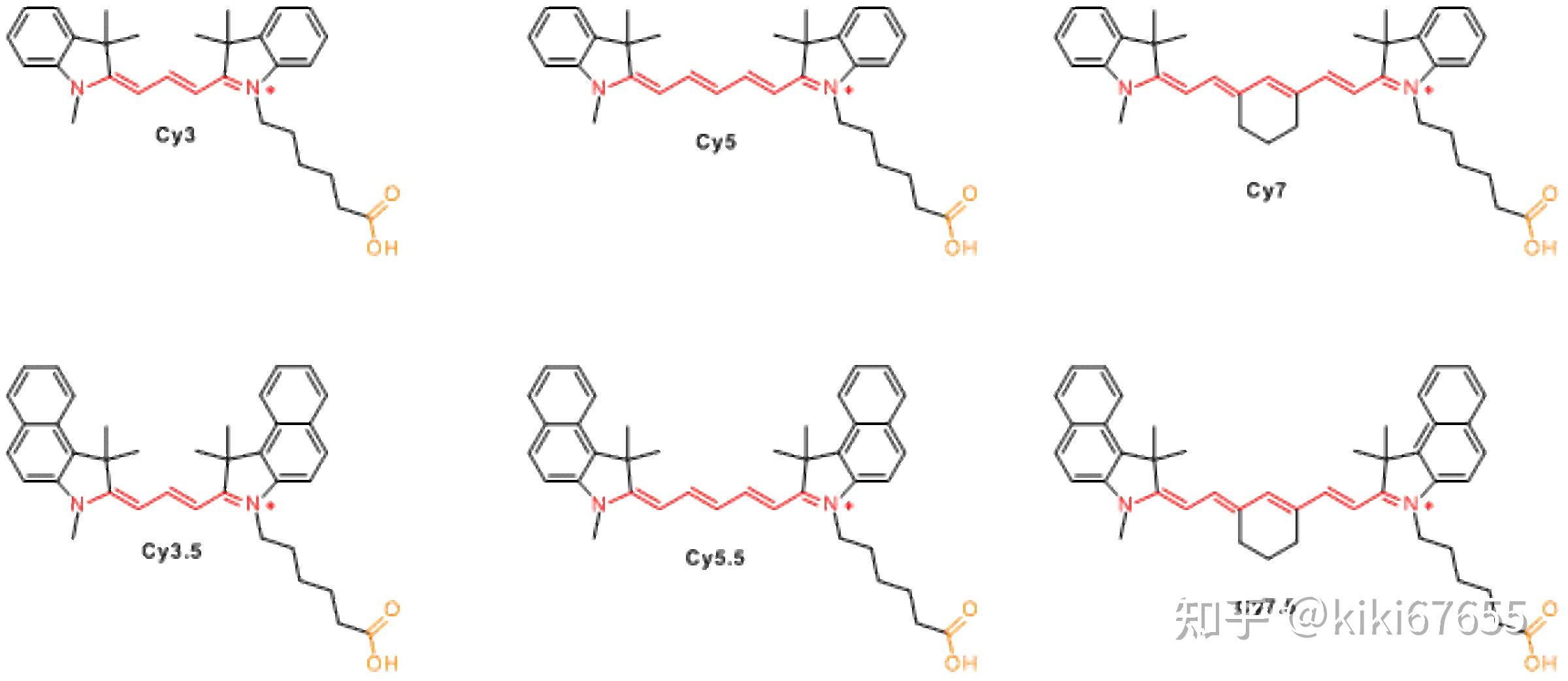关于花青素（Cyanines）系列荧光染料的分类和特性介绍 - 知乎