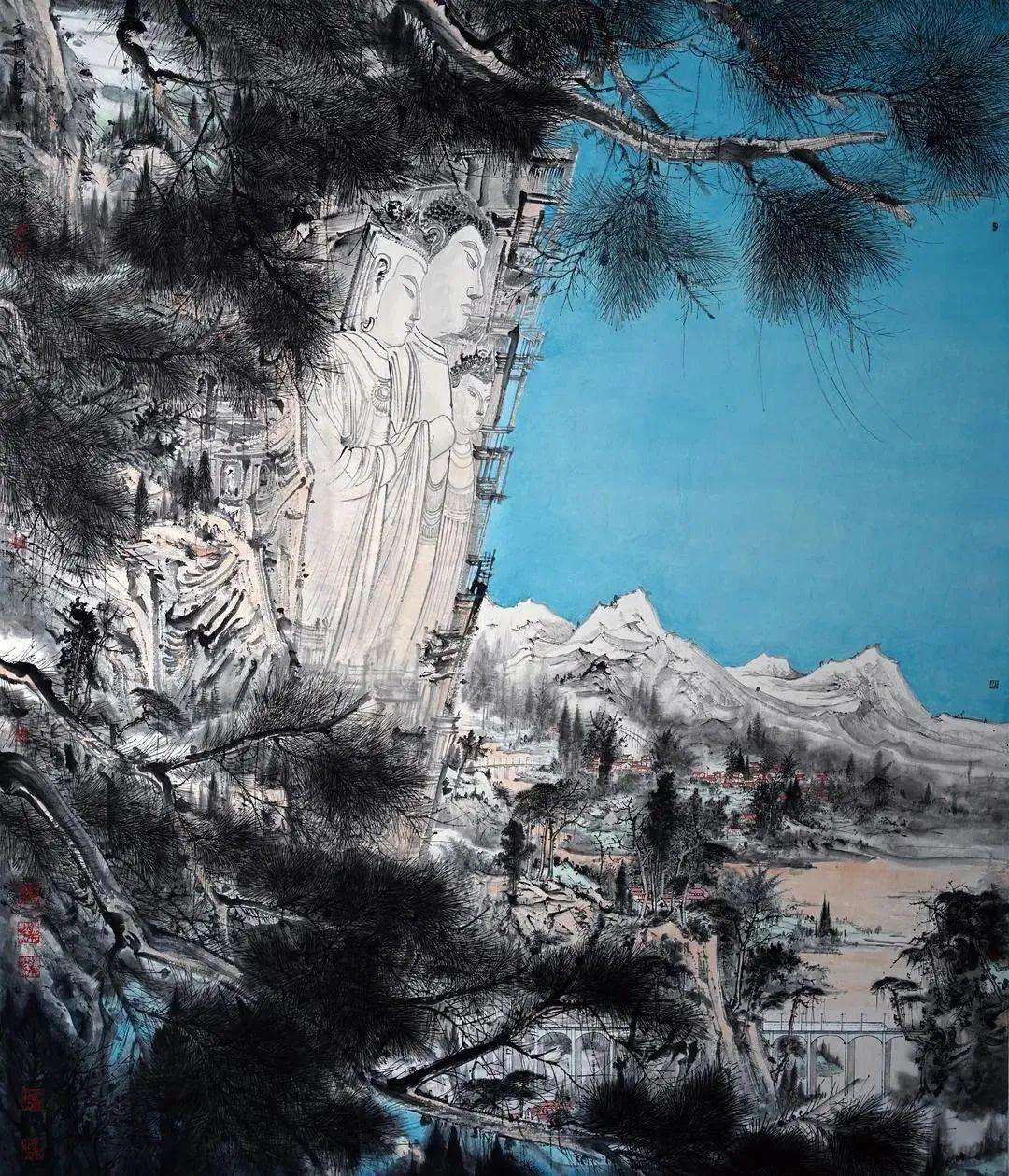 【国画天地】苍茫悲凉见温情——方向军的山水画 - 知乎