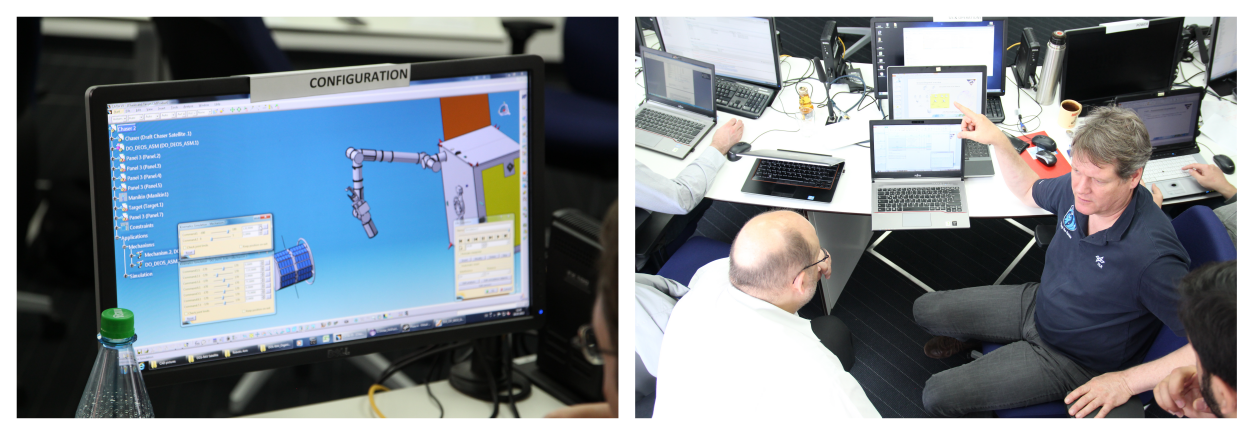 dlr在不莱梅的并行工程实验室分为3个设计室,共有21个工作站,并内置多