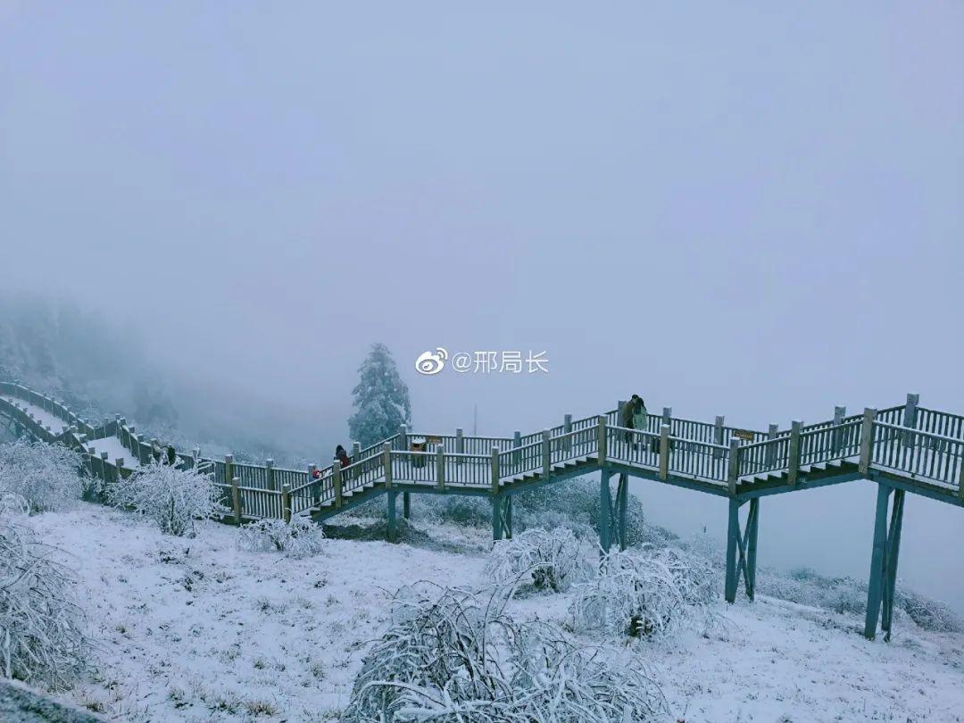 據悉,這是今年海拔2155米的西嶺雪山滑雪場景區下的第一場大雪,比去年