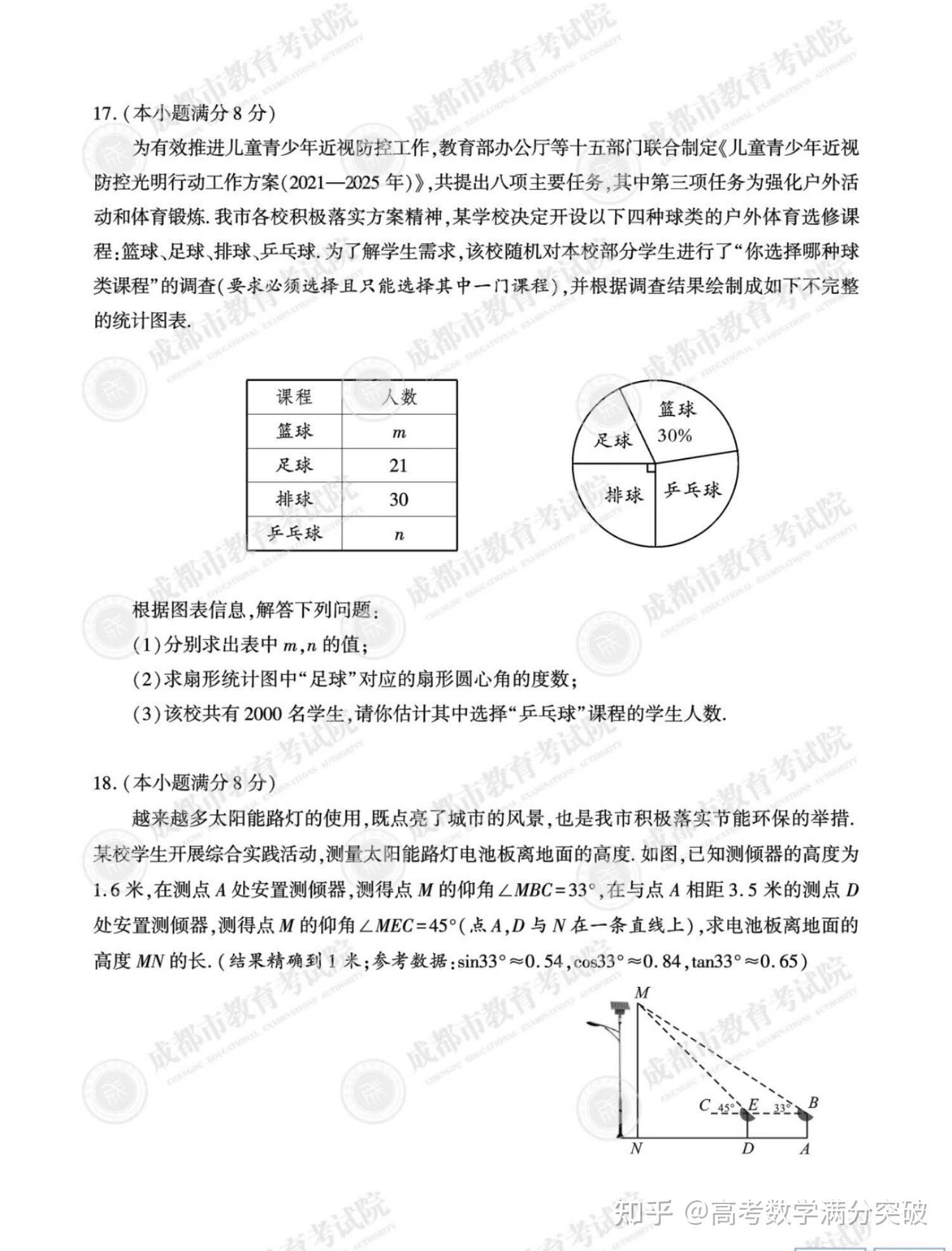 2021成都中考试题及解析