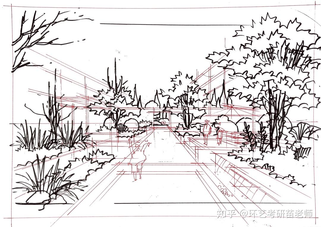 手绘干货 | 12套景观手绘步骤图详解,太过瘾了(含参考图)