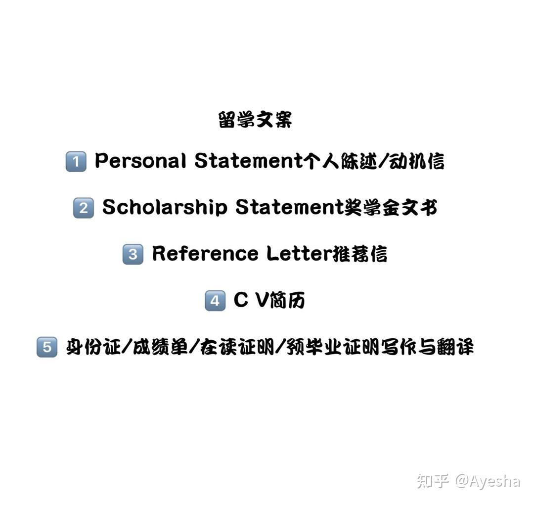 翻譯專業英專生留學文案個人陳述ps簡歷推薦信獎學金