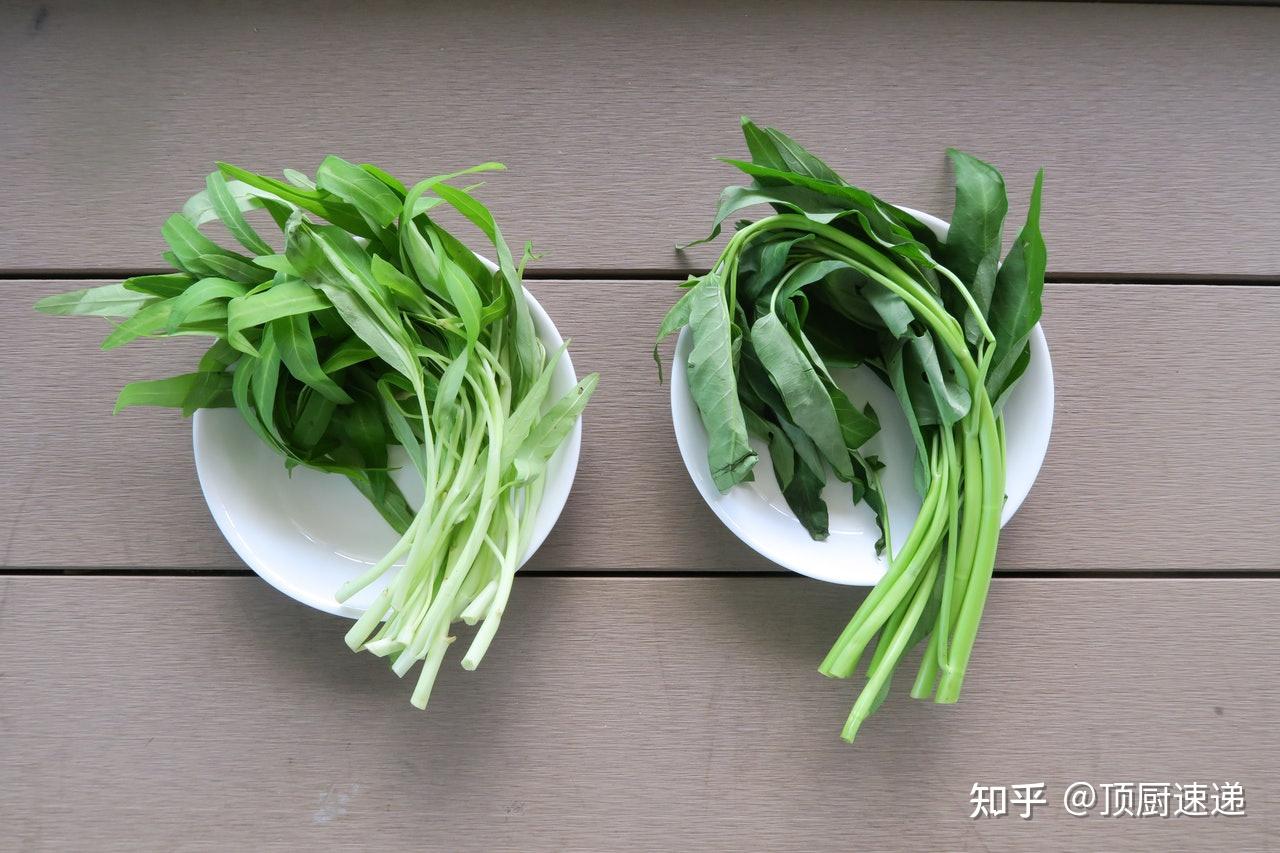 炒空心菜,直接炒就错了,加1种调料,空心菜爽口翠绿,还不发黑 - 知乎