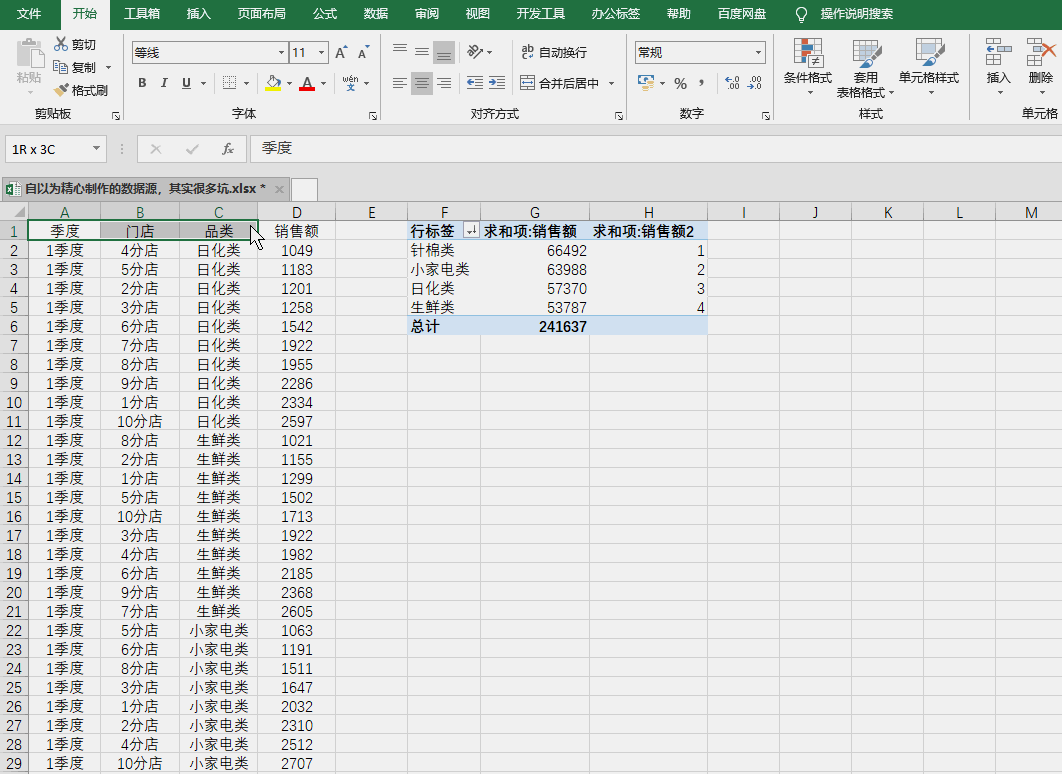 excel制表技巧:规范的数据源,对后期分析有多重要 - 知乎