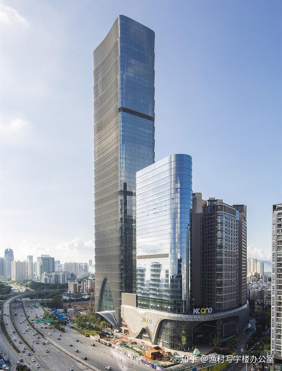 深圳写字楼出租市场之网红打卡地车公庙kkone楼上的京基滨河时代大厦