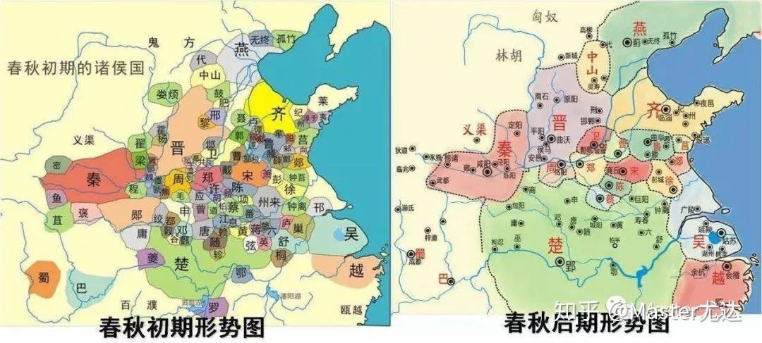 仅仅春秋时期,司马迁在史记称为"弑君三十六,亡国五十二,诸侯奔走不得