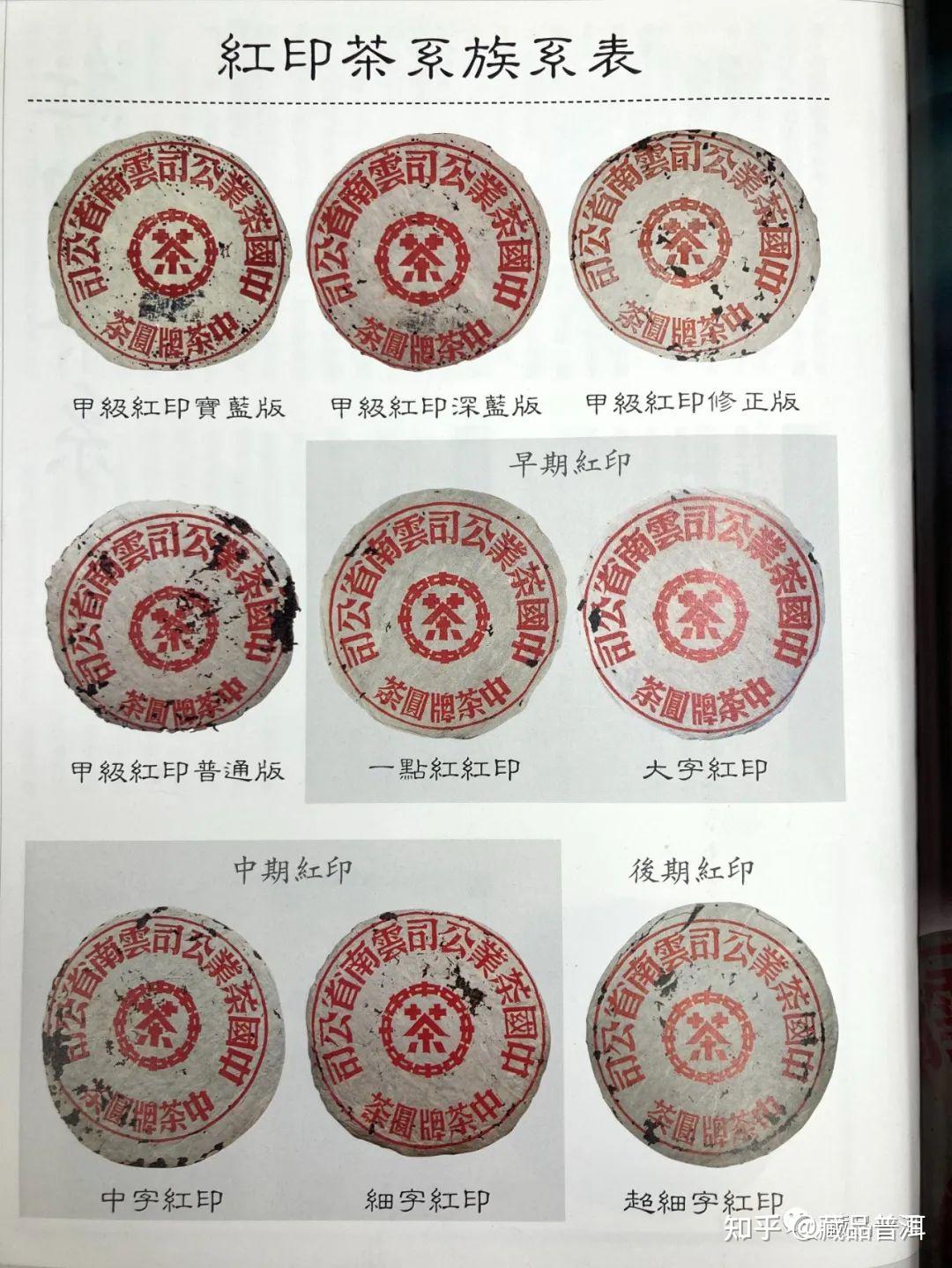 一,以红印为代表的印级茶巅峰