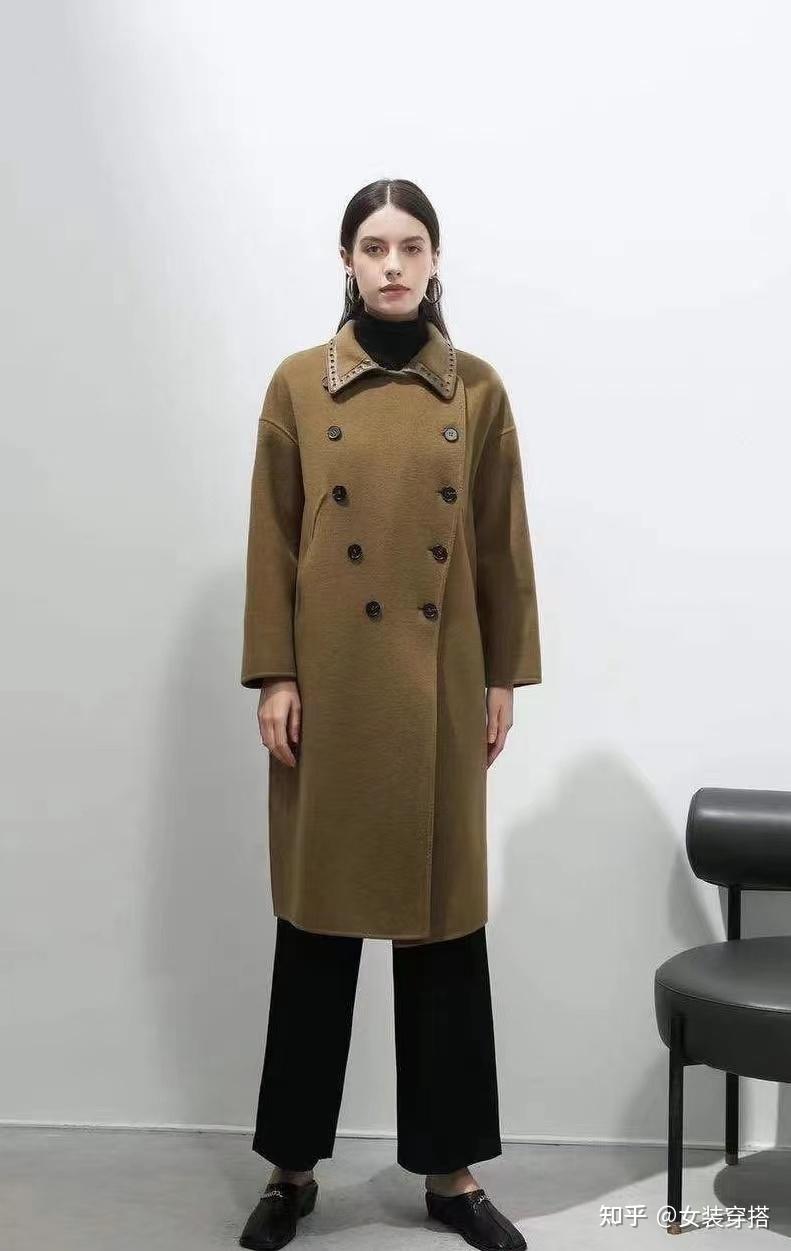 女装品牌折扣masilier奢华羊绒大衣厂家直销货源,茉莉坊