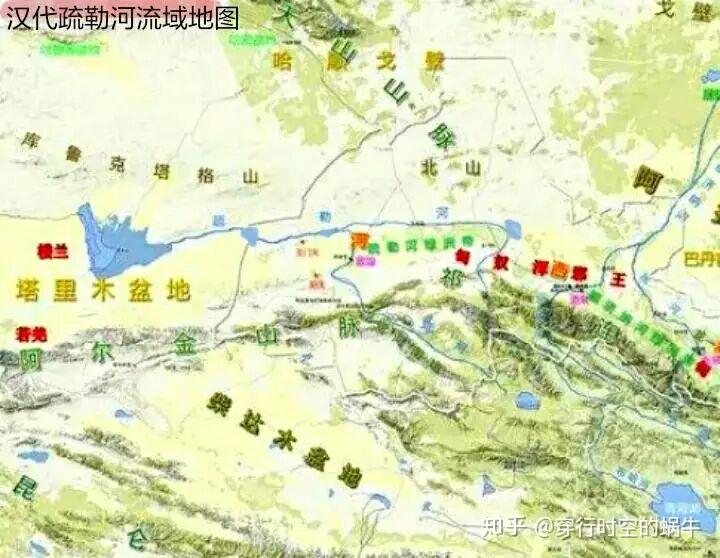 在汉唐时期,敦煌所在的疏勒河流域,疏勒河及其支流水量充沛,沿河两岸