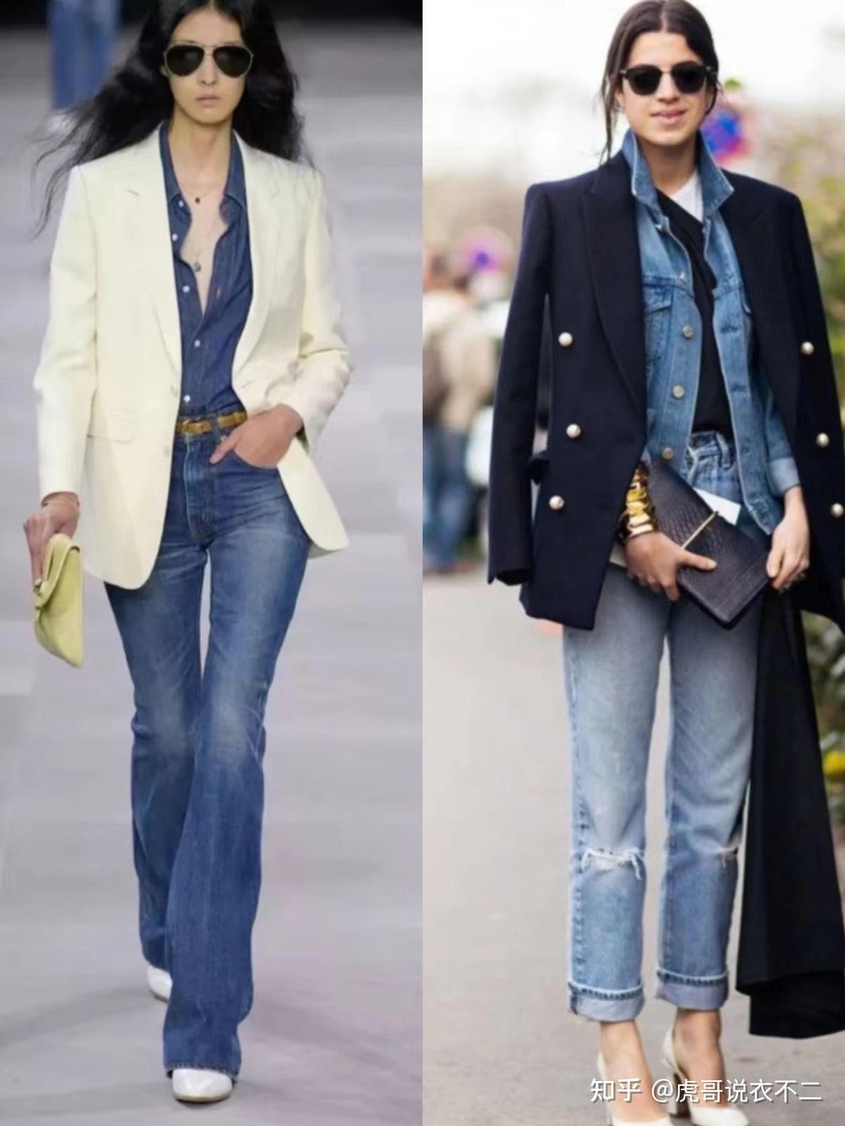 三,牛仔衬衫的叠穿思路