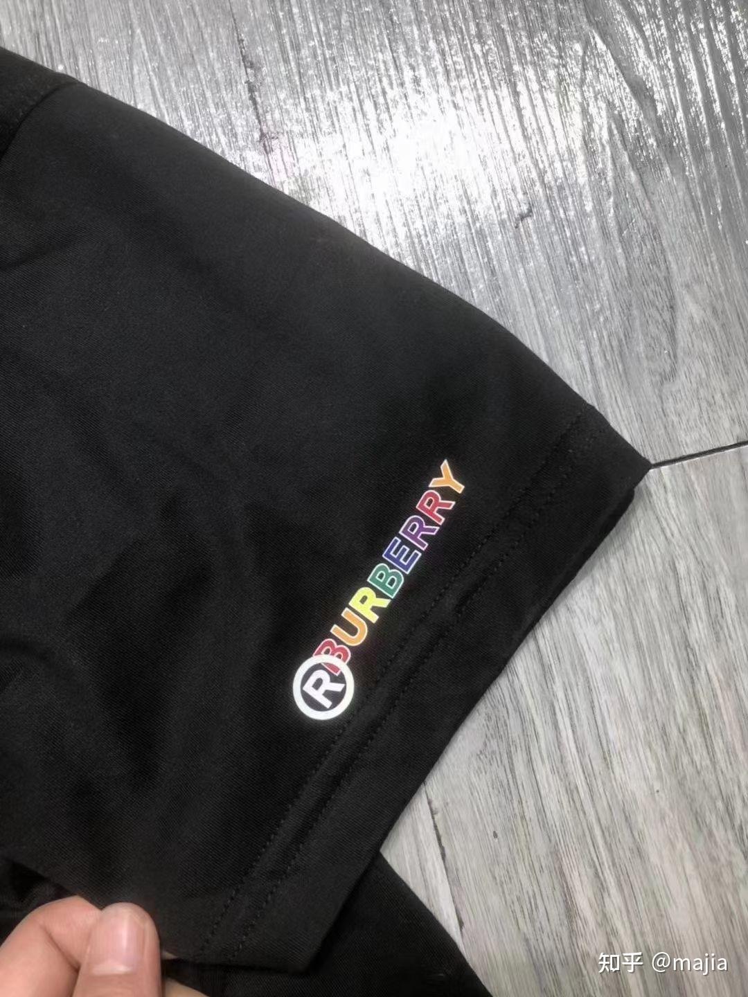 burberry巴宝莉彩虹短袖