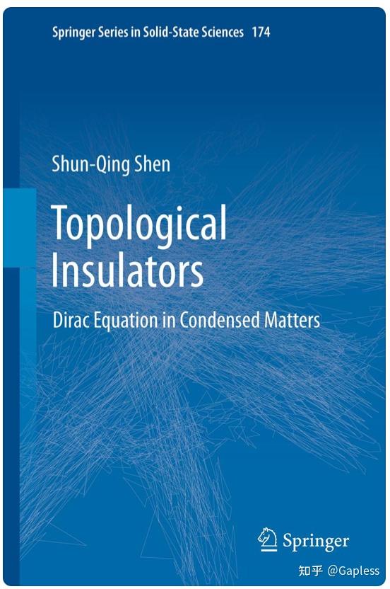从狄拉克方程讲起,后面介绍了 ti 中杂质的效应,拓扑超导,topological