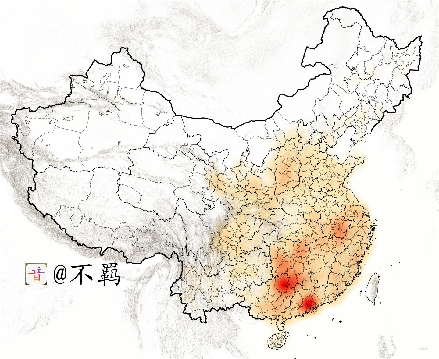 汉语方言分区示意图 - 知乎