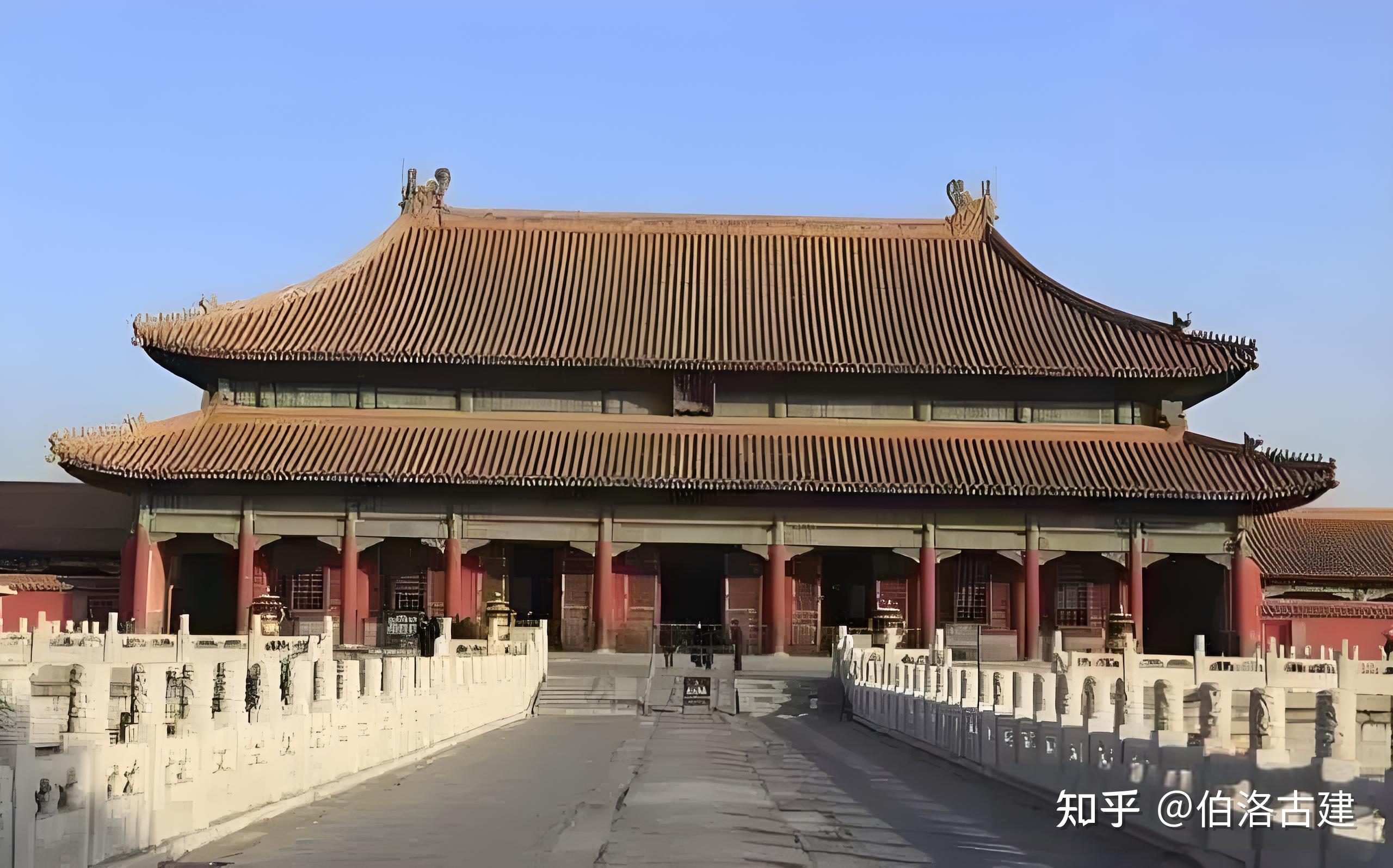 庑殿与歇山:古建筑两种顶式的特色与差异解析 - 知乎