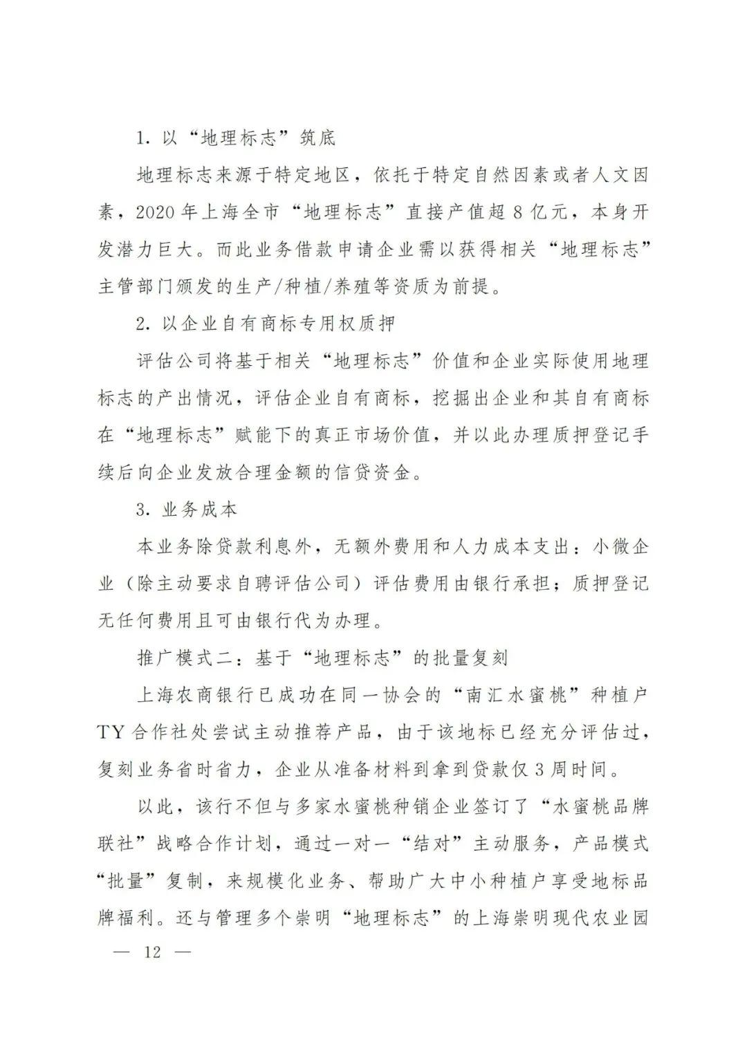 2021年上海知识产权质押融资工作十大典型案例