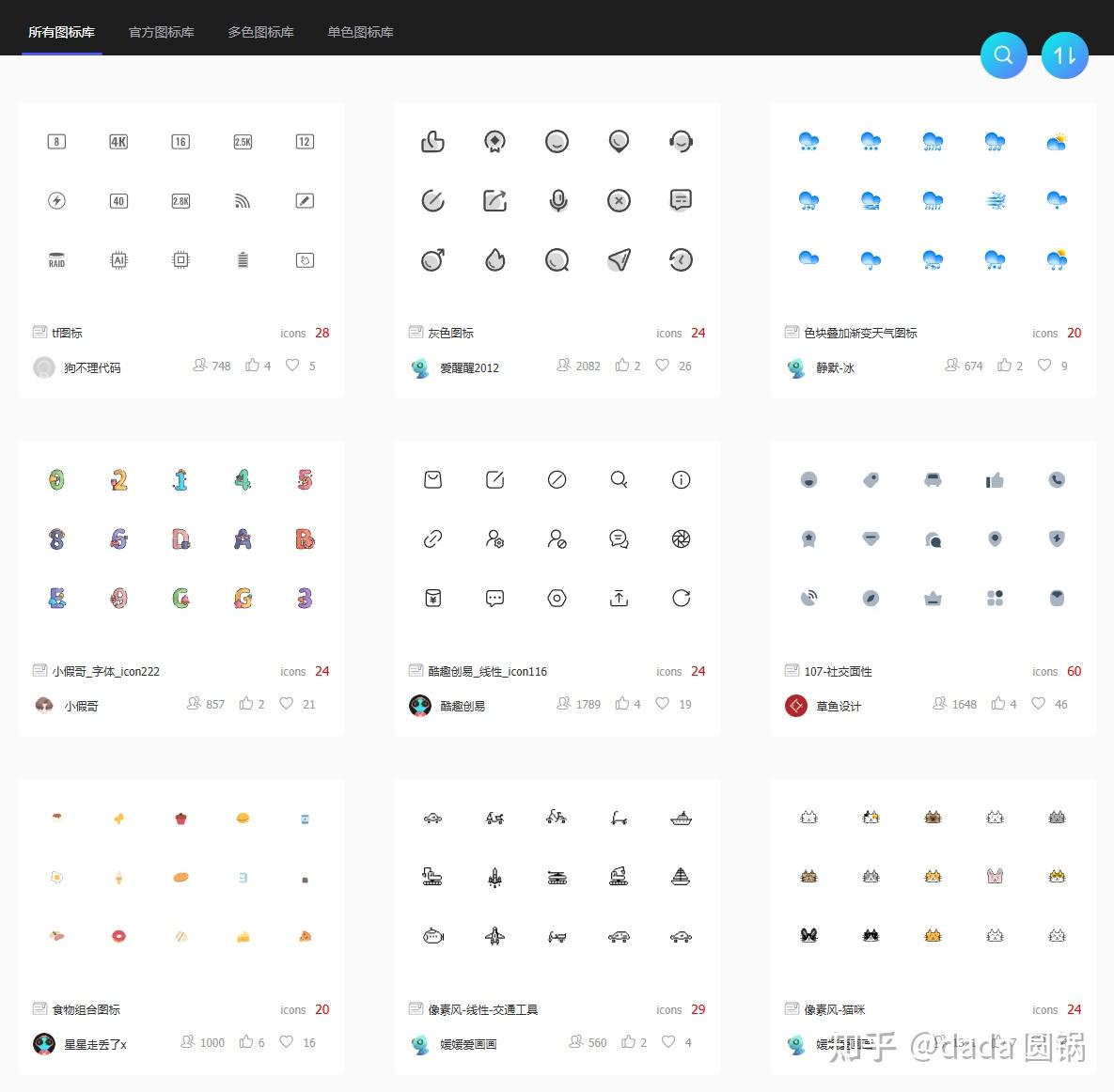 6个免费icon图标素材库,设计必备~ - 知乎